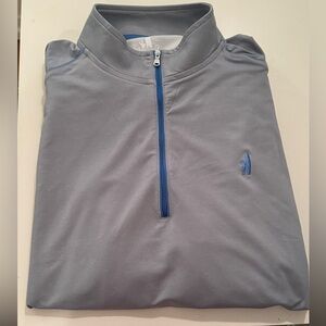 Johnnie O Lammie 1/4 Gray Performance Pullover